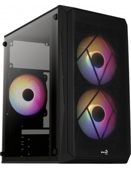 Aerocool CS107V2 carcasa de ordenador Mini Tower Negro