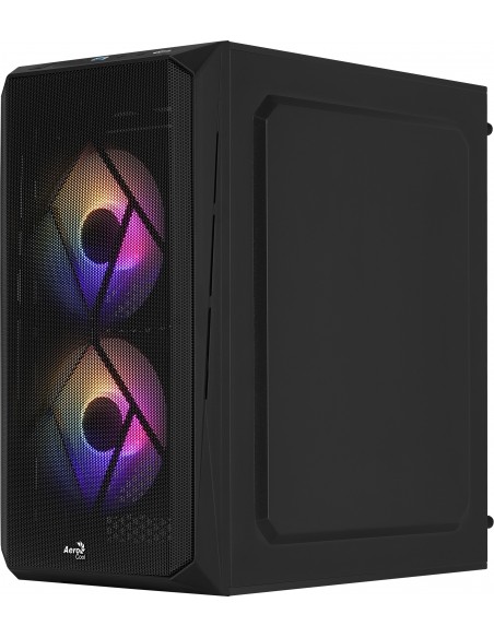 Aerocool CS107V2 carcasa de ordenador Mini Tower Negro