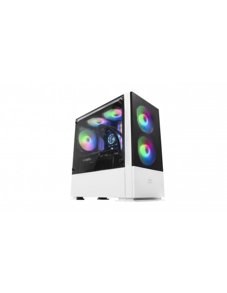 Mars Gaming MCZW carcasa de ordenador Mini Tower Blanco