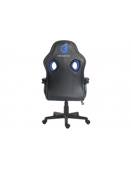 Conceptronic EYOTA03B silla para videojuegos Silla para videojuegos de PC Asiento acolchado Negro, Azul