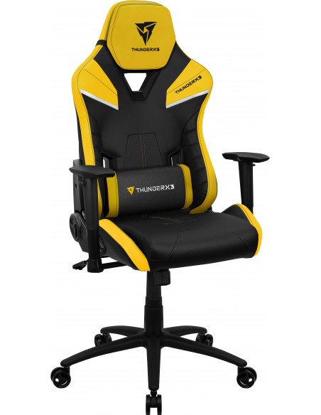 ThunderX3 TC5 Air Tech Silla para videojuegos universal Asiento acolchado Negro, Amarillo