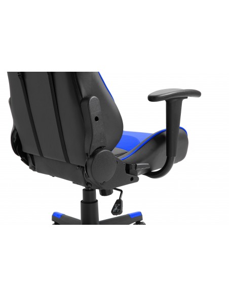 Conceptronic EYOTA04B silla para videojuegos Silla para videojuegos de PC Asiento acolchado Negro, Azul