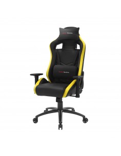 Mars Gaming MGCXNEO Silla para videojuegos universal Asiento acolchado Negro, Amarillo