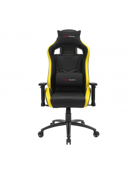 Mars Gaming MGCXNEO Silla para videojuegos universal Asiento acolchado Negro, Amarillo