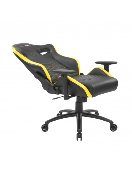 Mars Gaming MGCXNEO Silla para videojuegos universal Asiento acolchado Negro, Amarillo