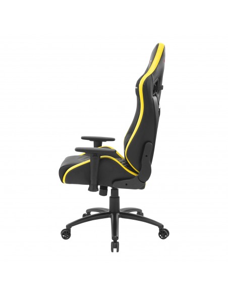 Mars Gaming MGCXNEO Silla para videojuegos universal Asiento acolchado Negro, Amarillo