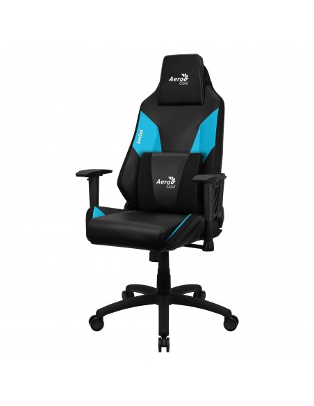 Aerocool ADMIRALBB Silla Gaming Profesional, Cojines Acolchados, Tecnología Air, Negro Azul