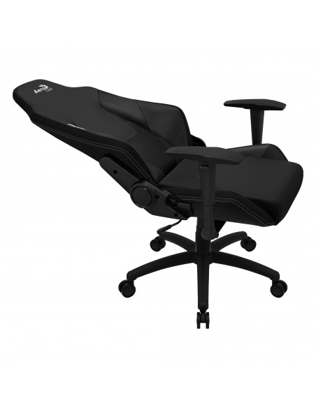 Aerocool ADMIRALBK Silla Gaming Profesional, Cojines Acolchados, Tecnología Air, Negro