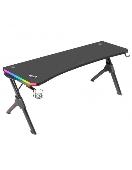 Mars Gaming MGDXLRGB Mesa Gaming Ergonómica RGB Negro Grande