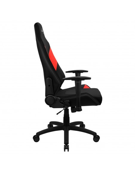 Aerocool ADMIRALBR Silla Gaming Profesional, Cojines Acolchados, Tecnología Air, Negro Rojo