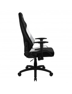 Aerocool ADMIRALBW Silla Gaming Profesional, Cojines Acolchados, Tecnología Air, Negro Blanco