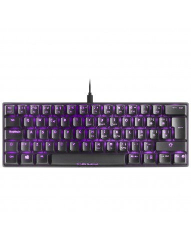 Mars Gaming MKMINIBRES Teclado Mecánico Ultra-Compacto Full RGB Chroma Switch OUTEMU PRO Marrón Negro Idioma Español