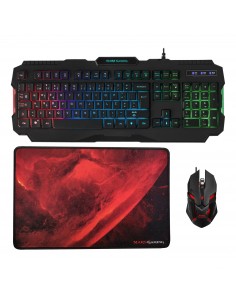 Mars Gaming MCP118PORTU teclado Ratón incluido USB QWERTY Portugués Negro