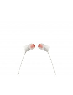 JBL Tune 110 Auriculares Alámbrico Dentro de oído Música Blanco