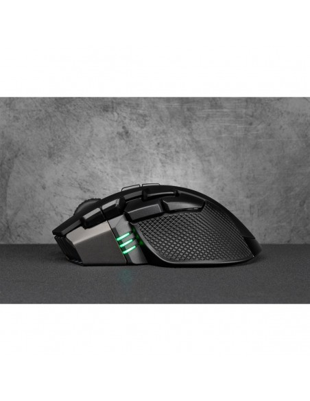 Corsair IRONCLAW RGB ratón mano derecha RF Wireless + Bluetooth + USB Type-A Óptico 18000 DPI