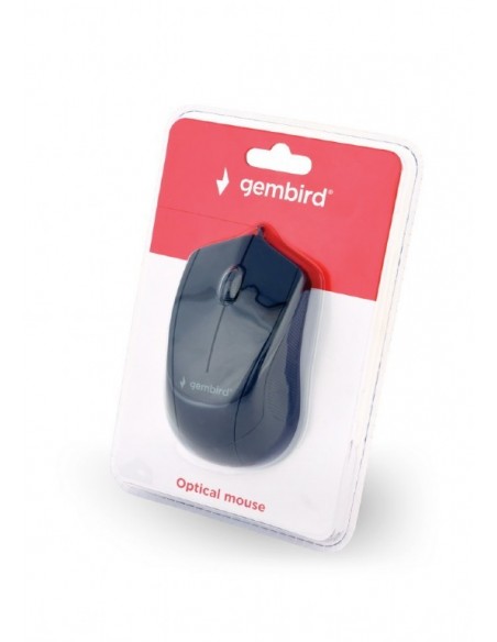 Gembird MUS-3B-02 ratón Ambidextro USB tipo A Óptico 1000 DPI