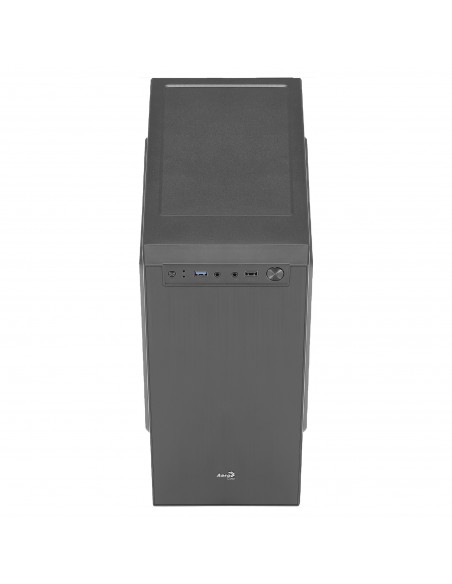 Aerocool CS108BKV1 Caja PC Compacta Micro ATX Aluminio Pulido Ventilador 80cm Negro