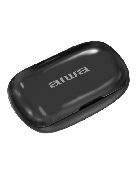 Aiwa EBTW-850 auricular y casco Auriculares Inalámbrico Dentro de oído Llamadas Música Bluetooth Negro