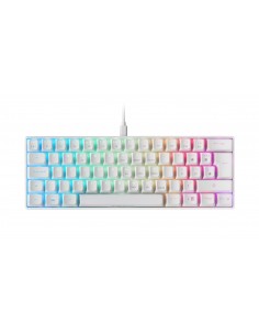 Mars Gaming MKMINIWRES Teclado Mecánico Ultra-Compacto Full RGB Chroma Switch OUTEMU PRO Rojo Blanco Idioma Español