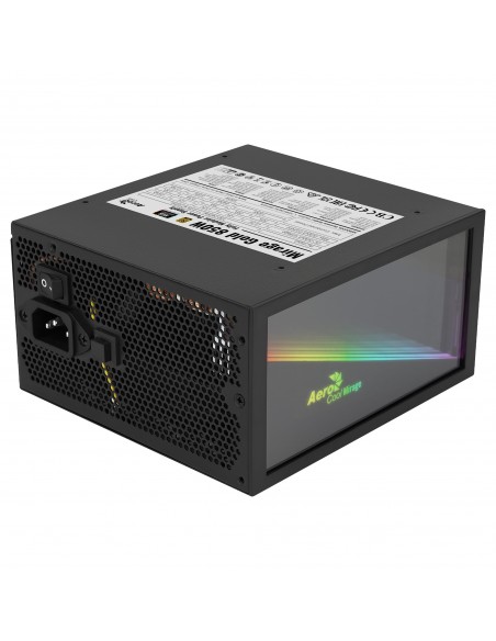 Aerocool MIRAGEGOLD 850W Fuente Alimentación PC Modular RGB 80 Plus Gold Condensadores Japoneses