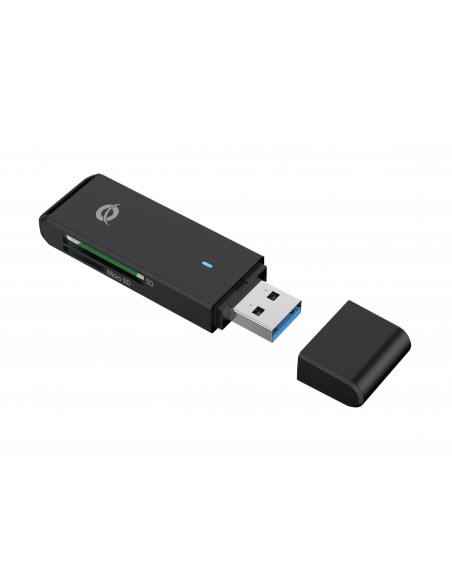 Conceptronic BIAN02B lector de tarjeta USB 3.2 Gen 1 (3.1 Gen 1) Type-A Negro