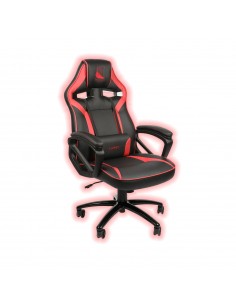 Konix Thor Silla para videojuegos de PC Negro, Rojo