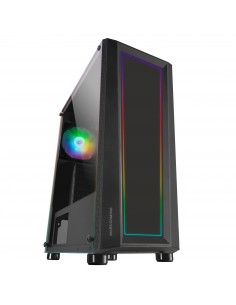 Mars Gaming MC-ART Negro Caja PC Gaming ATX Doble Cristal Templado Dibujable ARGB 12 Modos Ventilador 12cm