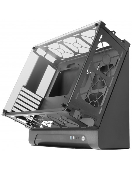 Mars Gaming MCB Negro Caja PC Gaming ATX XL Edición Custom Premium Estructura Modular Doble Cámara