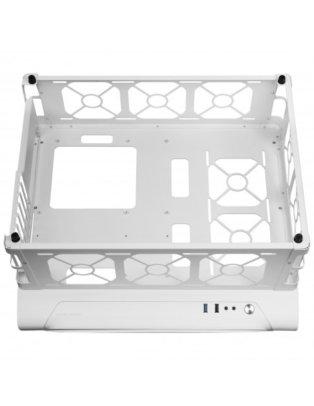 Mars Gaming MCB Blanco Caja PC Gaming ATX XL Edición Custom Premium Estructura Modular Doble Cámara