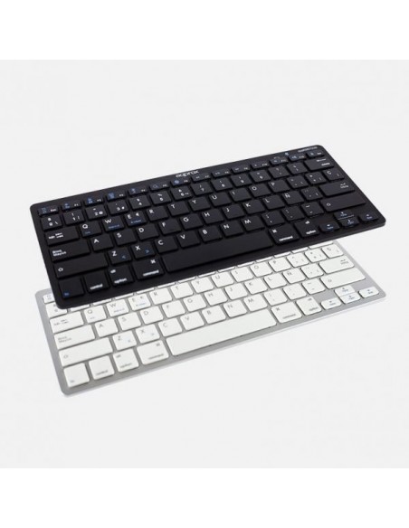 Approx APPMX300BTS teclado Bluetooth QWERTY Español Plata