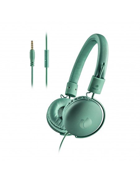 NGS CROSS HOP Auriculares Alámbrico Diadema Llamadas Música Verde azulado