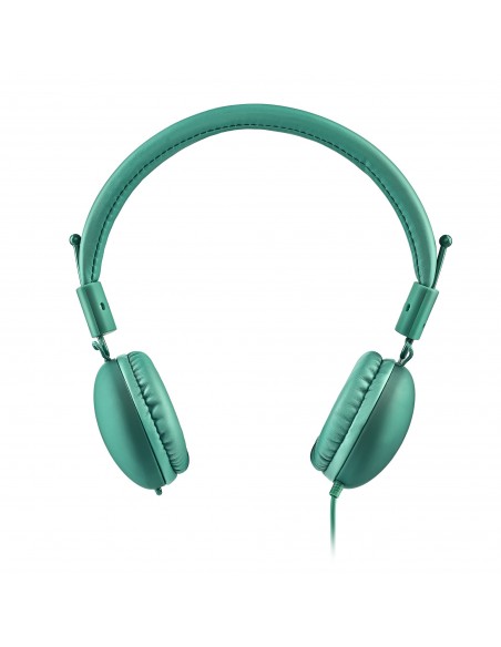 NGS CROSS HOP Auriculares Alámbrico Diadema Llamadas Música Verde azulado