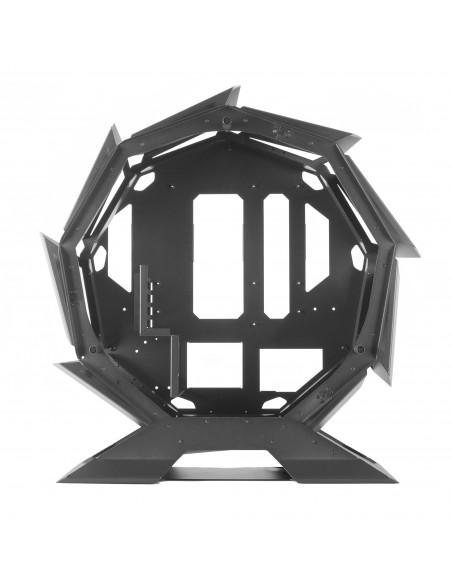 Mars Gaming MCORB Negro Caja PC Gaming Micro-ATX XL Diseño Circular Custom Doble Cristal Templado