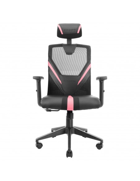 Mars Gaming MGC-ERGO Rosa Silla Gaming Ergonómica Malla Transpirable Soporte Ajustable Cervical + Lumbar + Reposabrazos