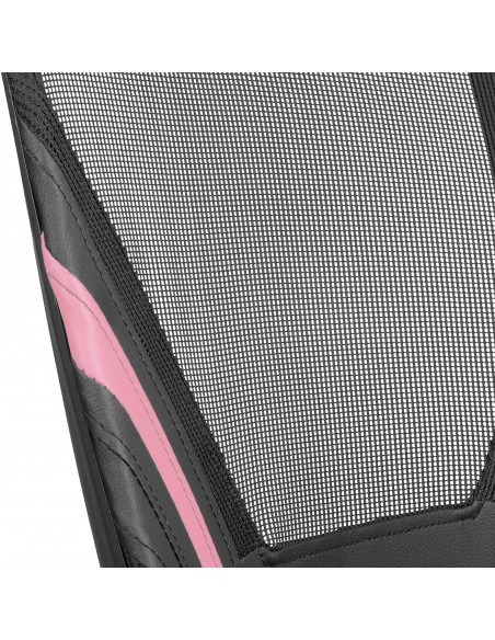 Mars Gaming MGC-ERGO Rosa Silla Gaming Ergonómica Malla Transpirable Soporte Ajustable Cervical + Lumbar + Reposabrazos