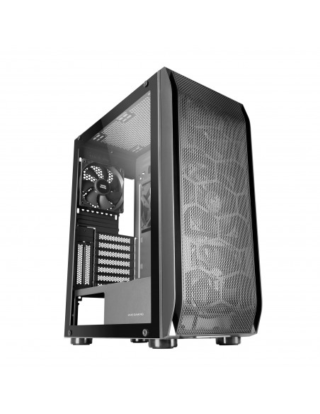 Mars Gaming MC-PRO2 Torre Profesional E-ATX Sistema CPU FREEZER 5 Ventiladores Ultra-silenciosos y Frontal Metal-Mesh Negro