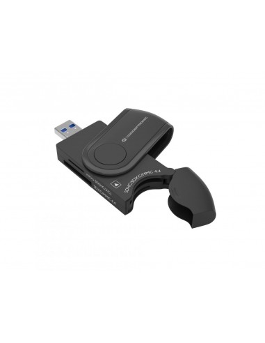 Conceptronic StreamVault BIAN04B lector de tarjeta USB 3.2 Gen 1 (3.1 Gen 1) Type-A Negro