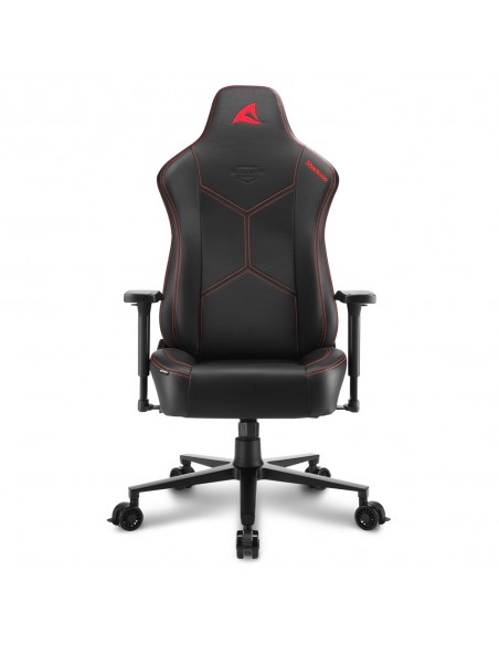 Sharkoon SGS30 Silla para videojuegos universal Asiento acolchado tapizado Negro, Rojo