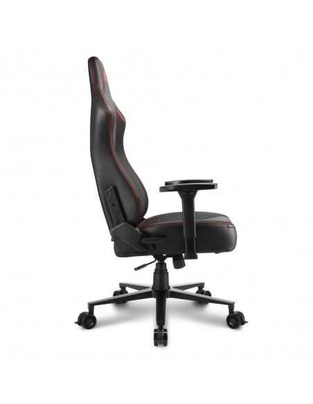 Sharkoon SGS30 Silla para videojuegos universal Asiento acolchado tapizado Negro, Rojo