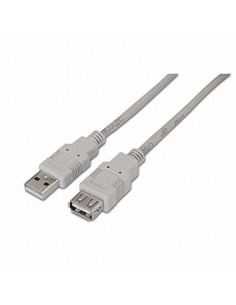 AISENS A101-0013 cable USB 1,8 m USB 2.0 USB A Beige