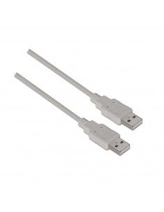 AISENS A101-0021 cable USB 1 m USB 2.0 USB A Beige