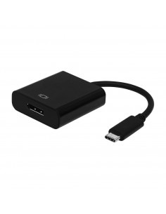 AISENS Conversor USB-C A DisplayPort, 4k@60Hz, USB C M - DP H, Negro, 15cm