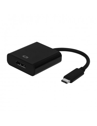 AISENS Conversor USB-C A DisplayPort, 4k@60Hz, USB C M - DP H, Negro, 15cm