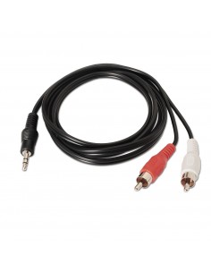 AISENS A128-0148 cable de audio 3 m 3,5mm 2 x RCA Negro