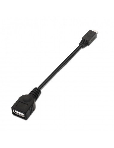 AISENS A101-0031 cable USB 0,15 m USB 2.0 USB A Micro-USB B Negro