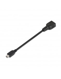 AISENS A101-0033 cable USB 0,15 m USB 2.0 Mini-USB B USB A Negro