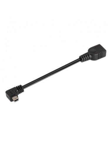 AISENS A101-0034 cable USB 0,15 m USB 2.0 Mini-USB B USB A Negro