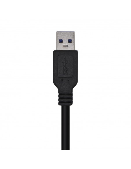 AISENS Cable USB 3.0, Tipo A M-A M, Negro, 2.0m