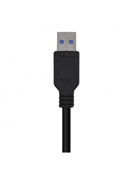 AISENS Cable USB 3.0, Tipo A M-A M, Negro, 2.0m