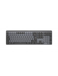 Logitech MX Mechanical teclado RF Wireless + Bluetooth AZERTY Francés Grafito, Gris